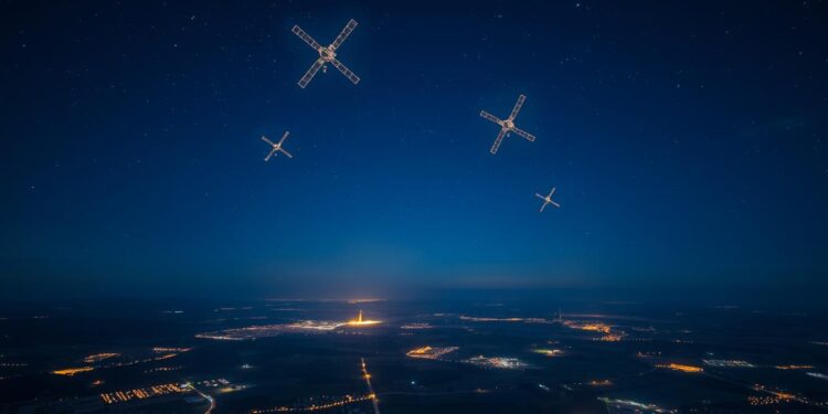 satelity starlink nad polską